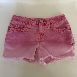 True Religion Bobby Super T Short Girl Size 8